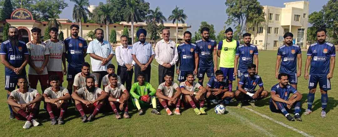 The 39th Punjab State Super Football League match between Punjab Police Jalandhar and Olympian Jarnail Singh Football Academy was a draw.